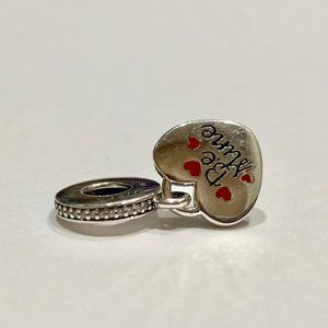 2017 Exclusive Pandora Be Mine Heart Dangle Charm